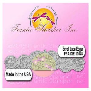 Frantic Stamper - Scroll Lace Edger
