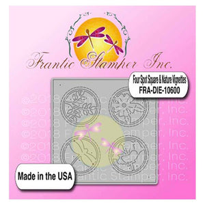 Frantic Stamper - Four Spot Square & Nature Vignettes