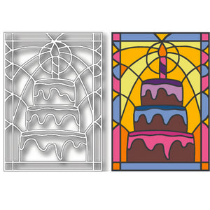 Tutti Designs - Cake Stained Glass