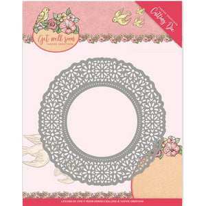Yvonne Creations - Get Well Soon - Flower Doily