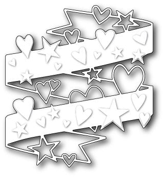 Poppystamps - Hearts and Stars Wrap