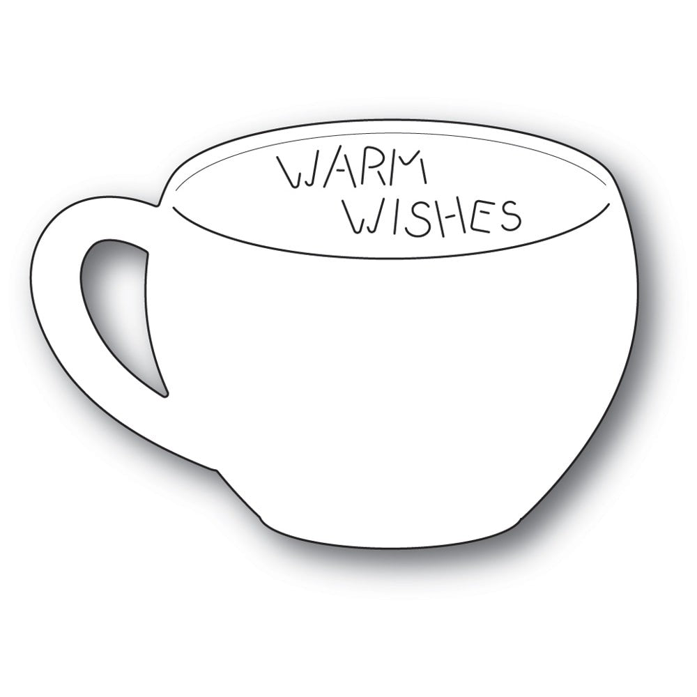 Poppystamps - Dies - Warm Wishes Gift Card Cup