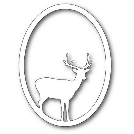 Memory Box - Single Deer Oval