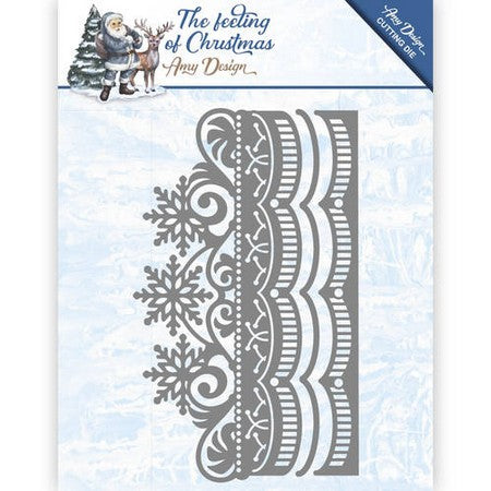 Amy Design - The Feeling Of Chirstmas - Ice Crystal Border