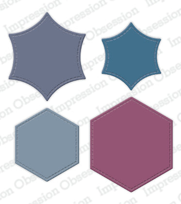 Impression Obsession - Dies - Hexagon Quilt Blocks