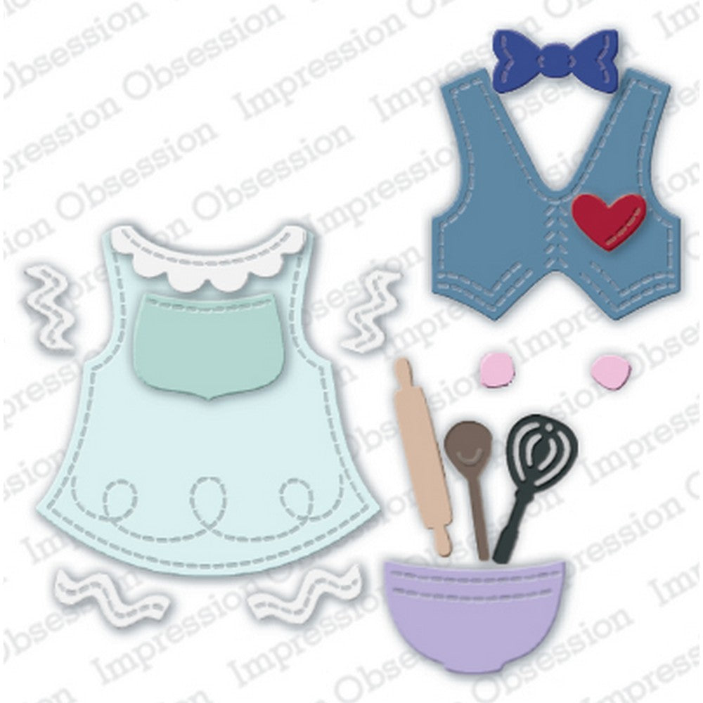 Impression Obsession - Dies - Pirmitive Gingerbread Accessories