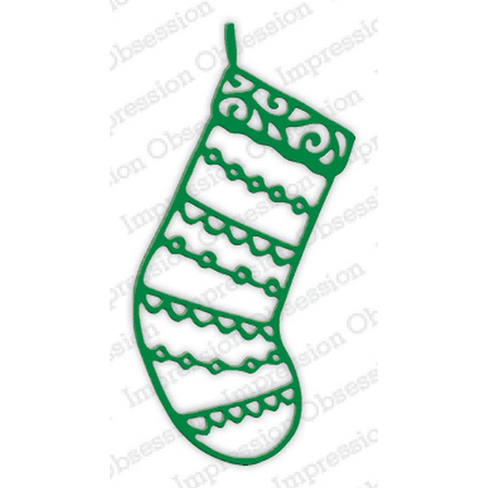 Impression Obsession - Dies - Christmas Stocking 1