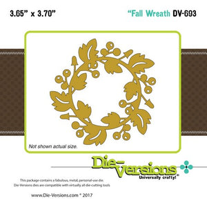 Die-Versions - Whispers - Fall Wreath