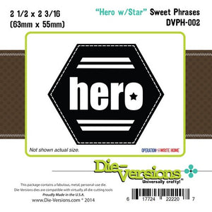 Die-Versions - Sweet Phrases - Hero