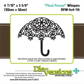 Die-Versions - Whispers - Floral Parasol