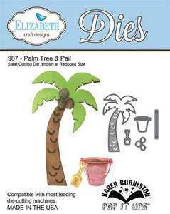 Elizabeth Craft Design - Palm Tree & Pail