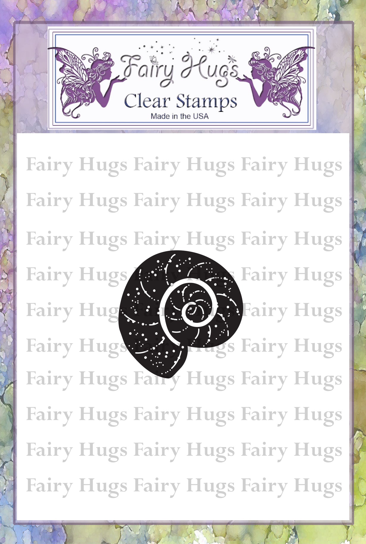 Fairy Hugs Stamps - Mini Nautilus Shell