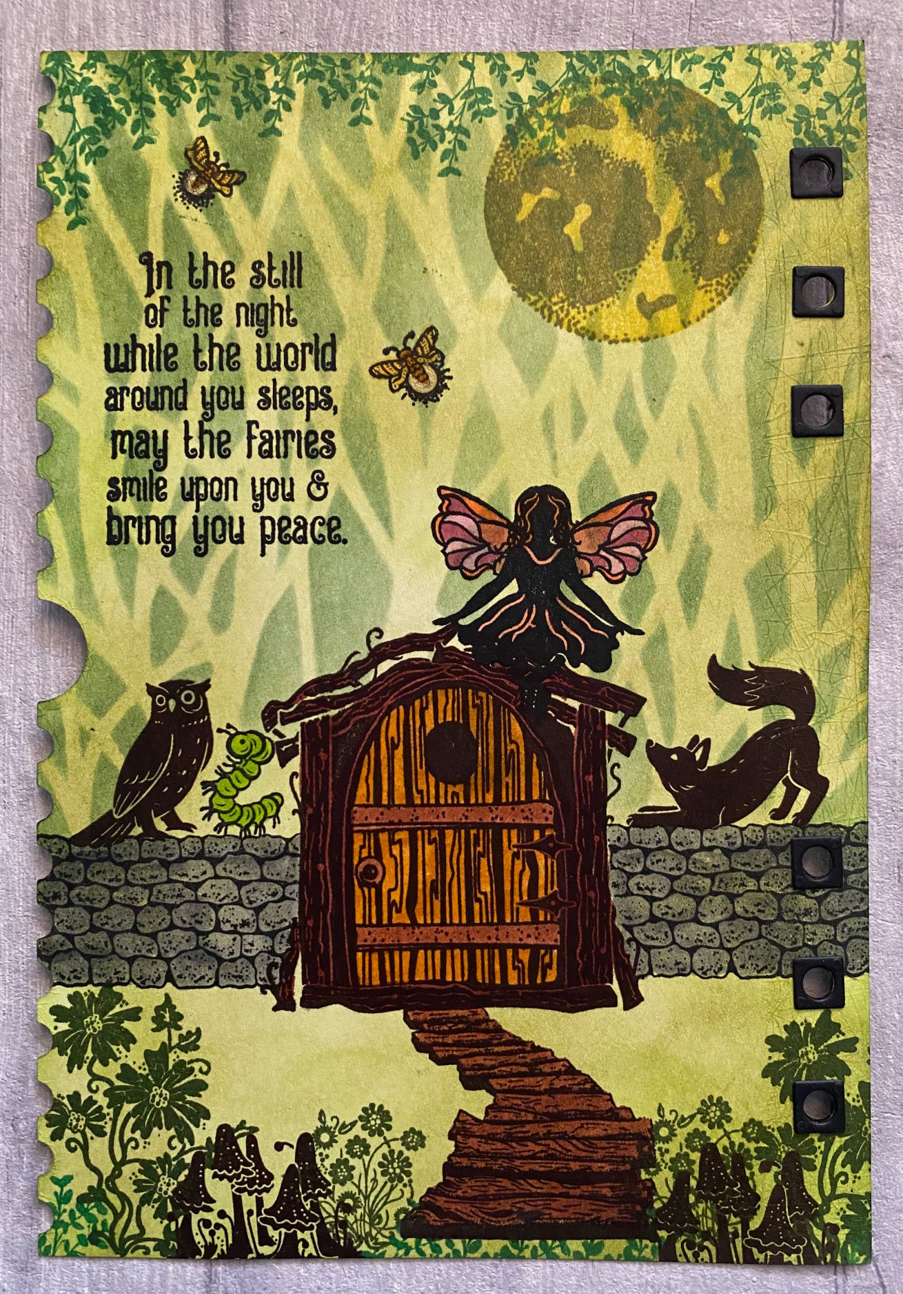 Fairy Hugs Stamps - Mini Stone Wall
