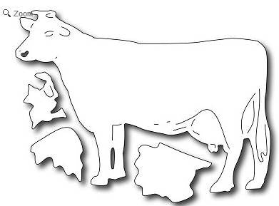 Frantic Stamper - Barnyard Cow