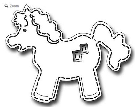 Frantic Stamper - Stitched Horse