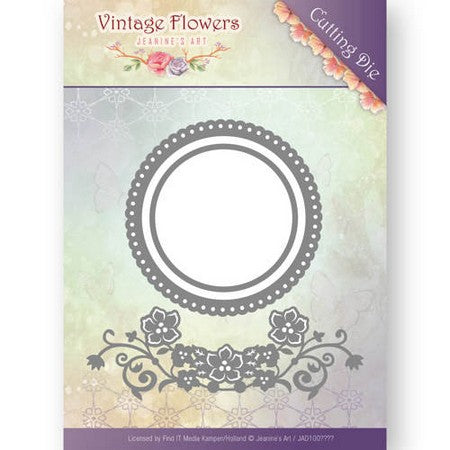Jeanine's Art - Vintage Flowers - Flowers & Circles