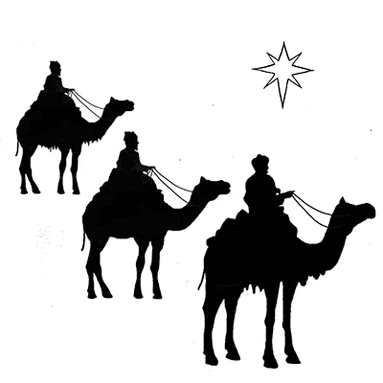Lavinia Stamps - Three Kings and a Star (LAV090)