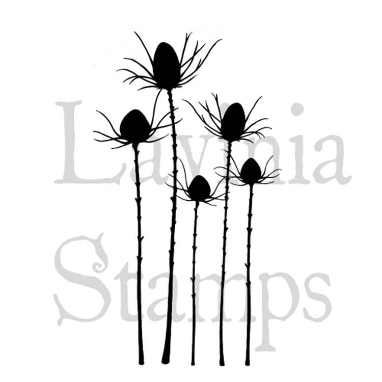 Lavinia Stamps - Silhouette Thistle (LAV411)