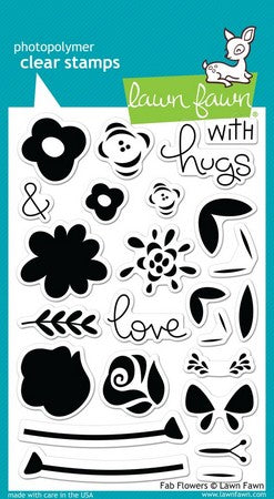 Lawn Fawn - Fab Flowers Stamps