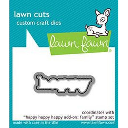 Lawn Fawn - Happy_Happy_Happy Add-On: Family Dies
