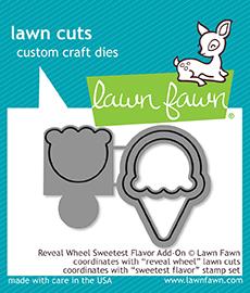 Lawn Fawn - Reveal Wheel Sweetest Flavor Add-On Dies