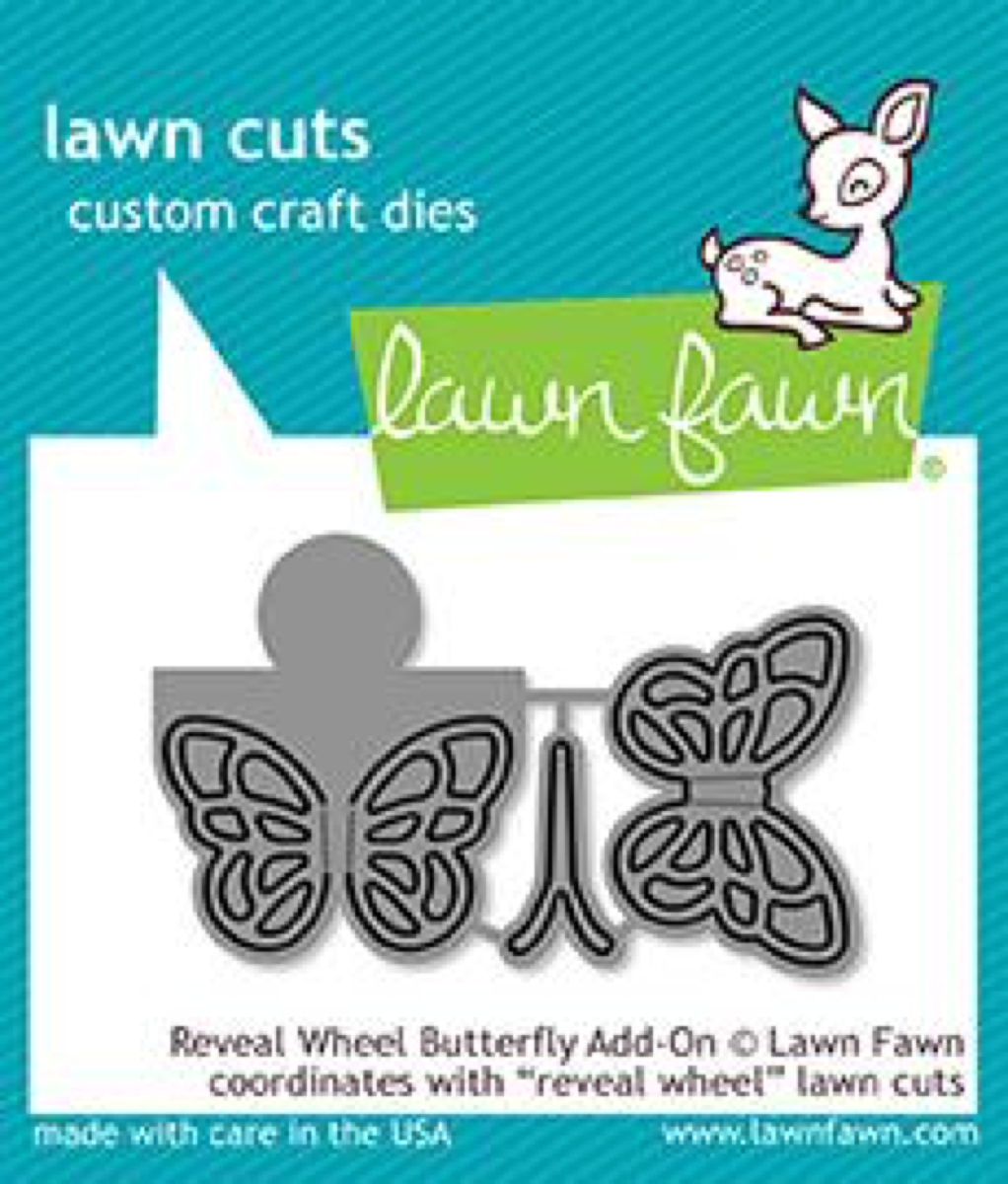 Lawn Fawn - Reveal Wheel Butterfly Add-On Dies