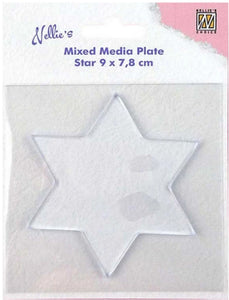 Nellie's Choice - Mixed Media Plate Star