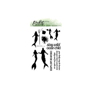 Picket Fence Studios - Clear Stamps - Merpeople Of The Sea