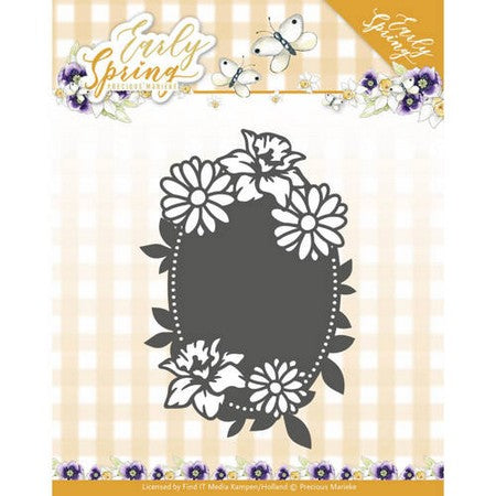Precious Marieke - Early Spring - Spring Flowers Oval Label