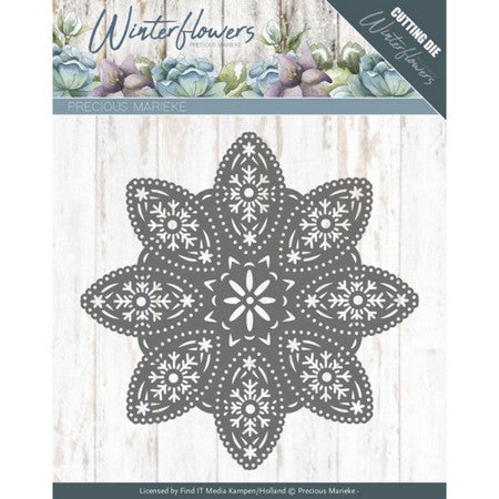 Precious Marieke - Winter Flowers - Floral Snowflake