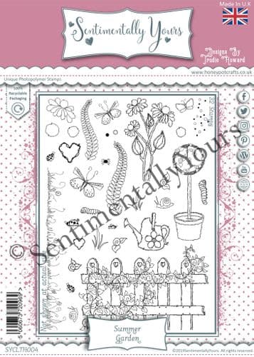 Sentimentally Yours - Clear Stamps - Summer Garden