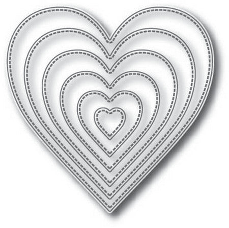 Tutti Designs - Nesting Stitched Hearts