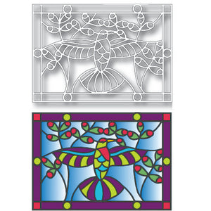Tutti Designs - Hummingbird Stained Glass