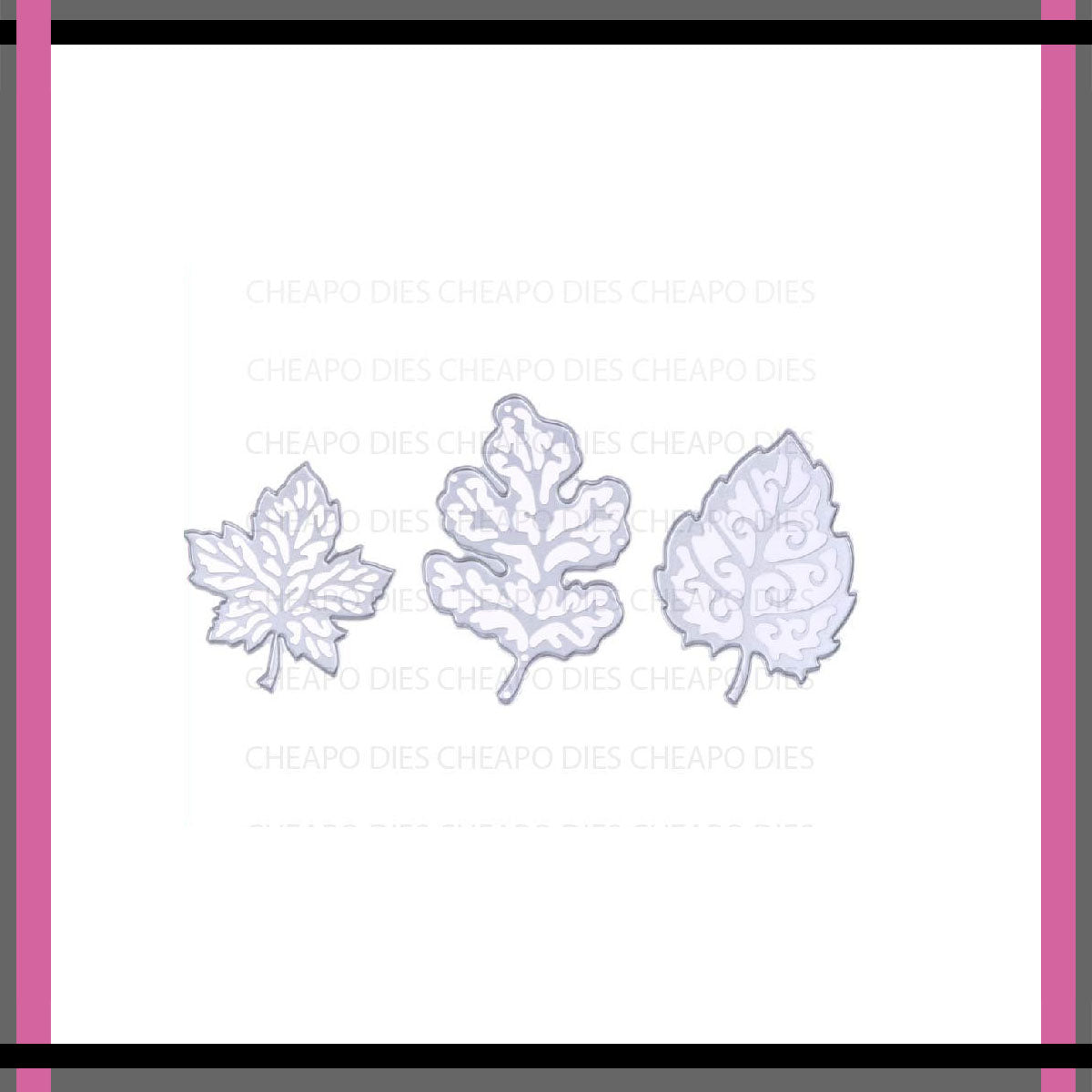 Unbranded Cutting Dies - Frilly Leaves